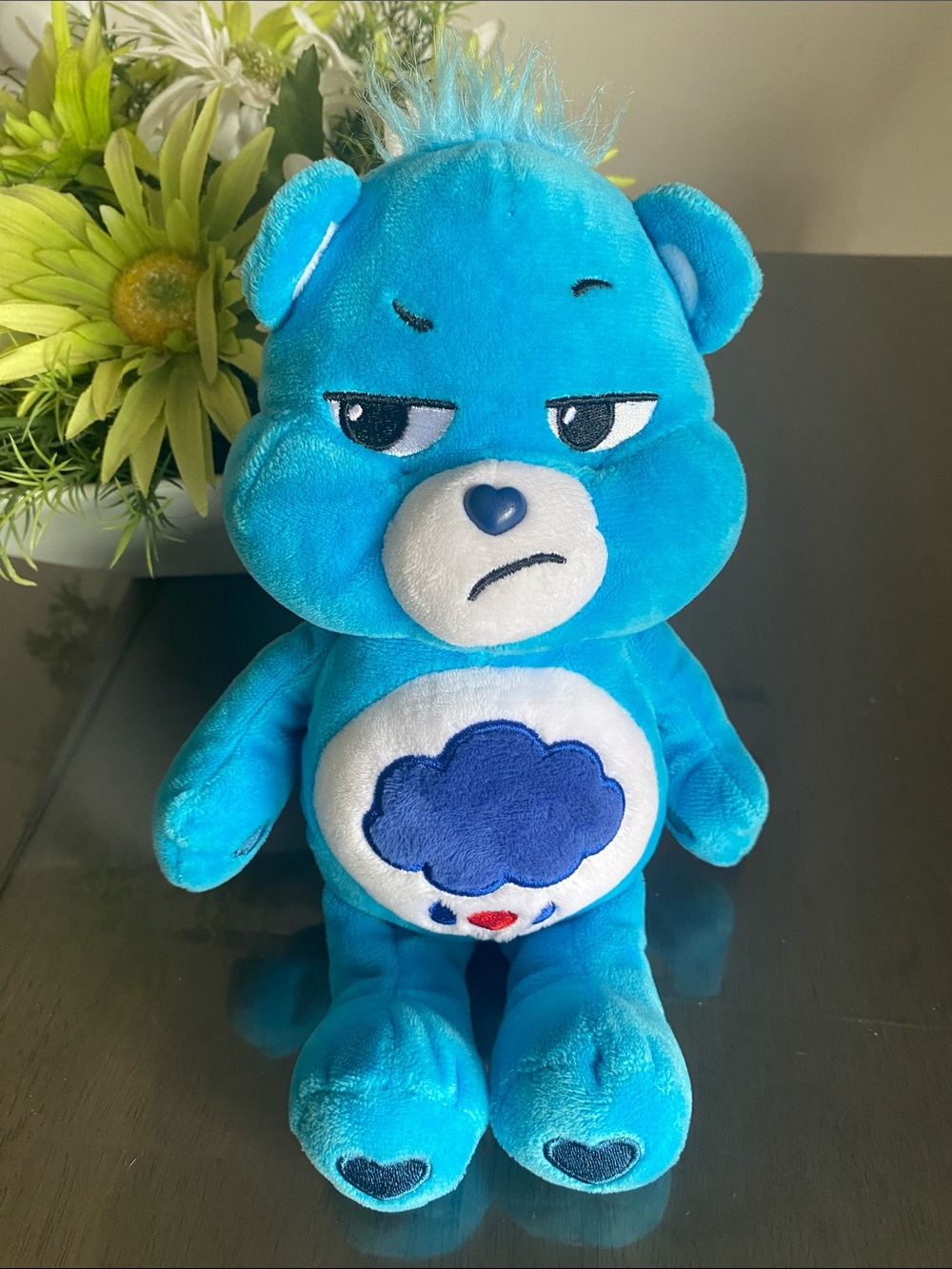 Care Bears Blue Grumpy Plush with Cloud Belly